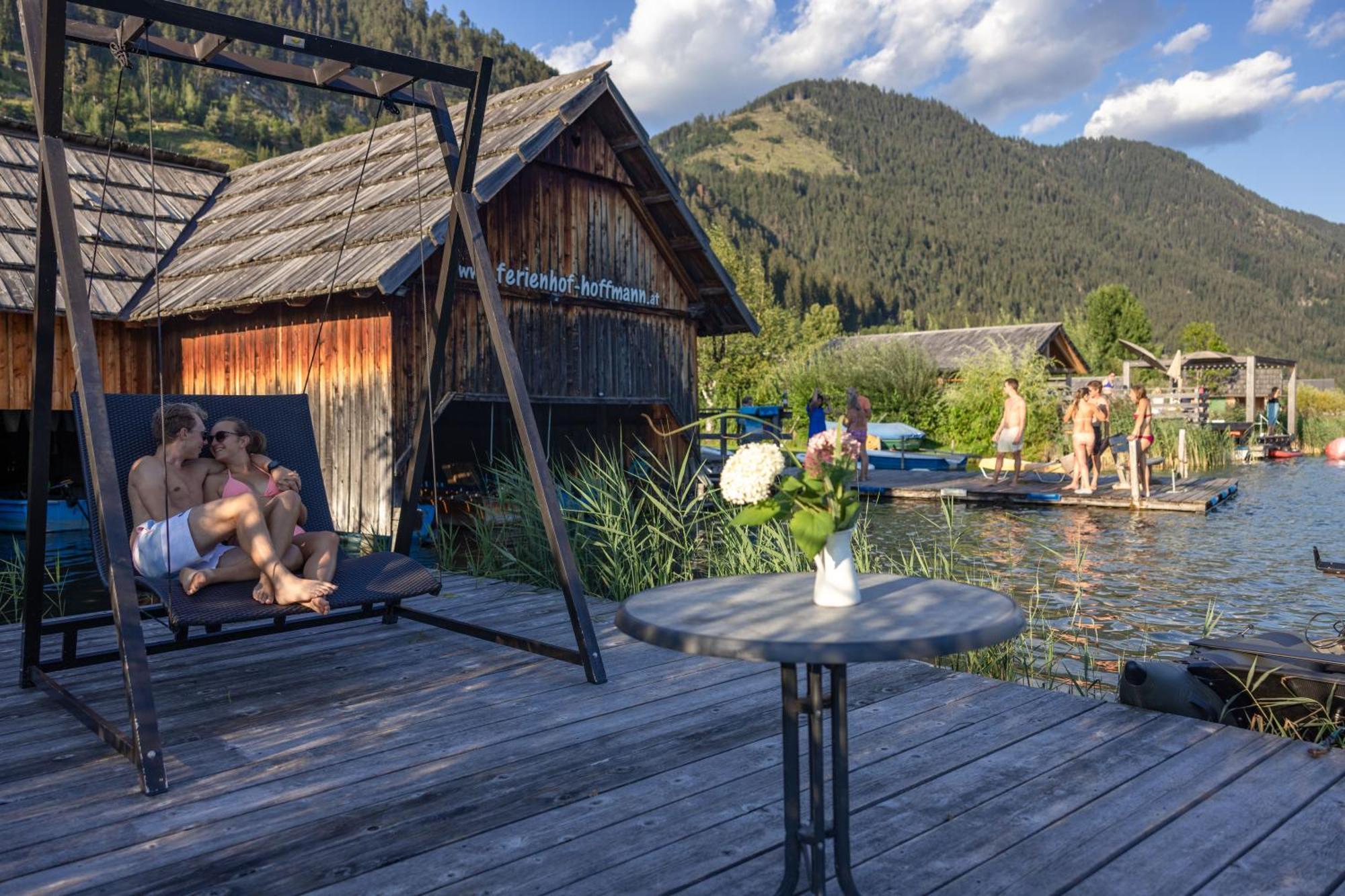 Hotel Ferienhof Hoffmann Weissensee Exterior foto